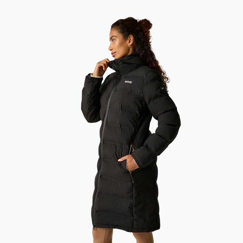 Дамско ватирано палто REGATTA Altoro Thermal Long black/mocha 6