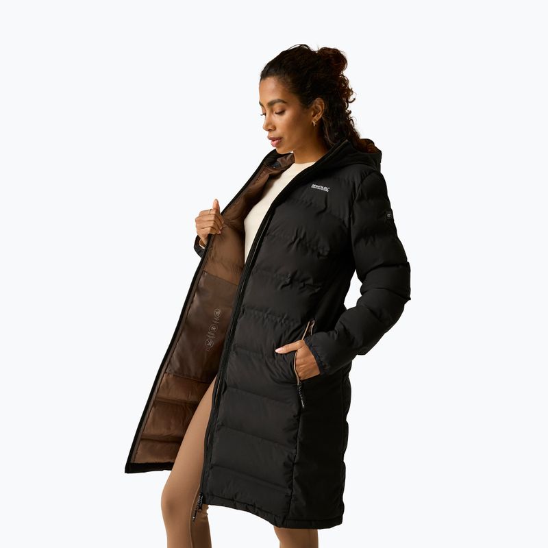 Дамско ватирано палто REGATTA Altoro Thermal Long black/mocha 7