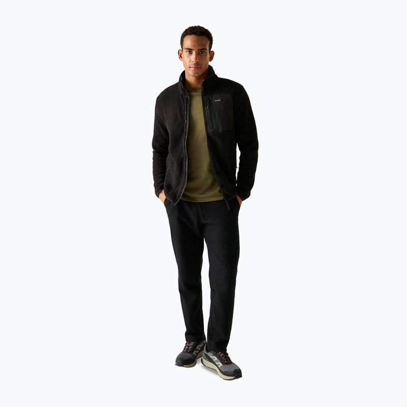 Мъжки поларен суитшърт REGATTA Frankie Borg black/black 2