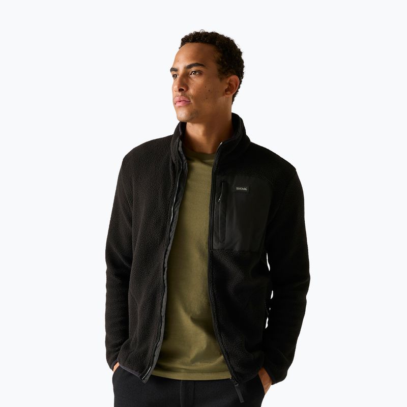 Мъжки поларен суитшърт REGATTA Frankie Borg black/black 5