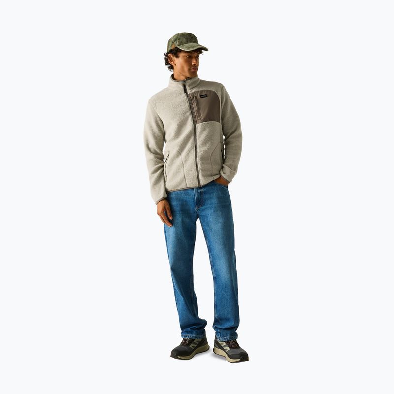 Мъжки поларен суитшърт REGATTA Frankie Borg abbeystone/smokey olive 2
