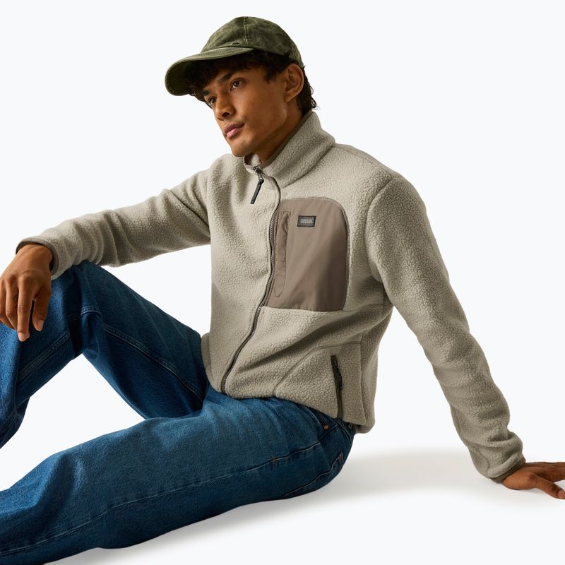 Мъжки поларен суитшърт REGATTA Frankie Borg abbeystone/smokey olive 6