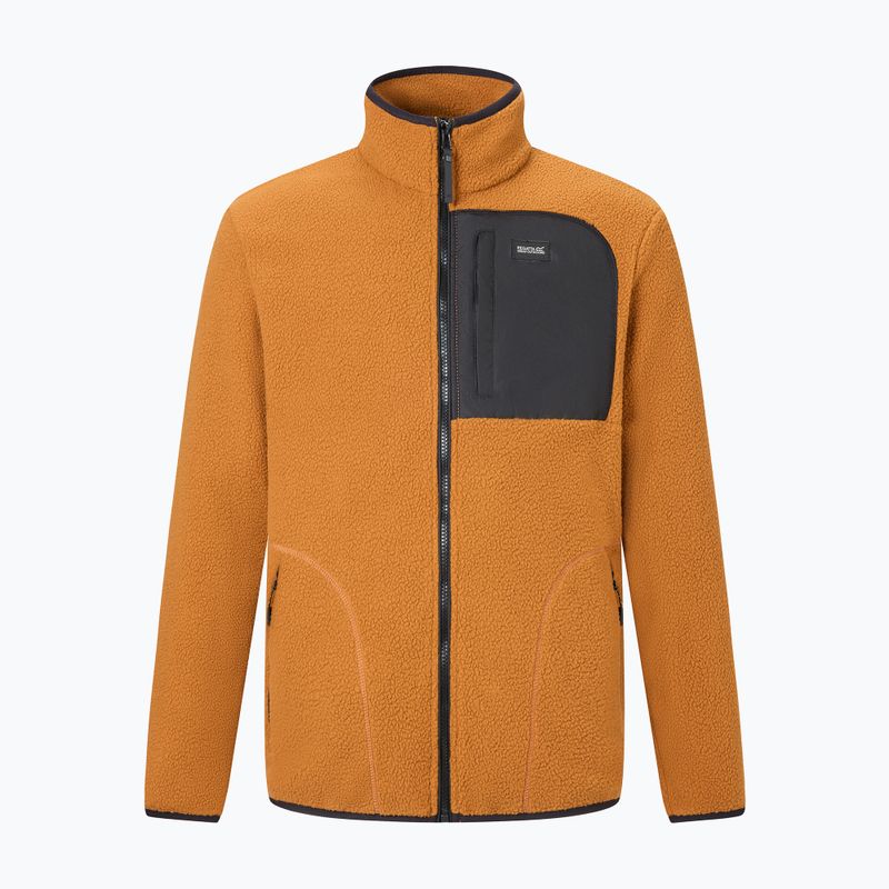 Мъжки поларен суитшърт REGATTA Frankie Borg rich tan/black 7