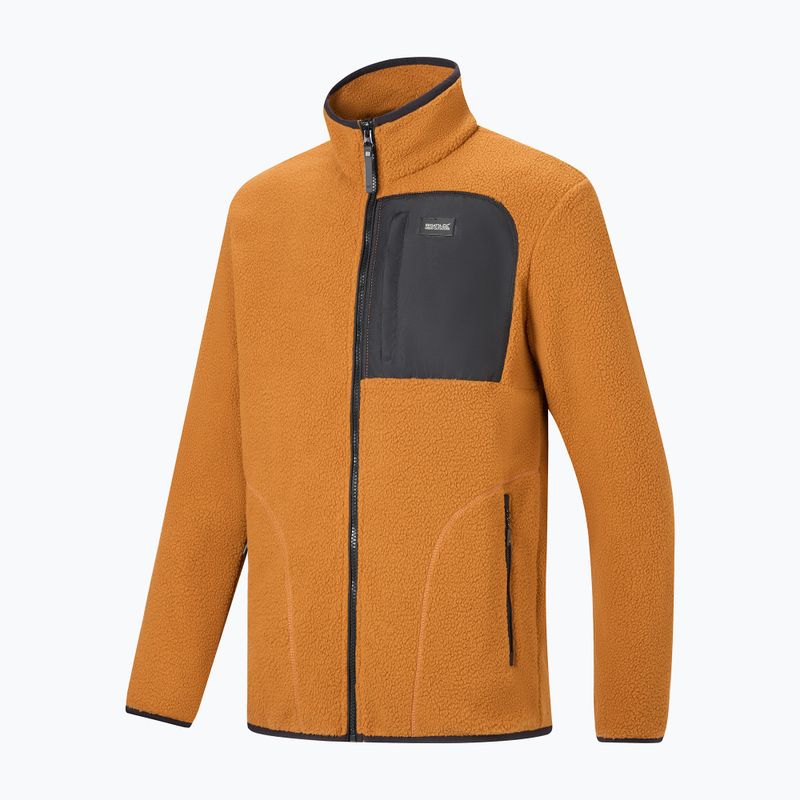 Мъжки поларен суитшърт REGATTA Frankie Borg rich tan/black 9