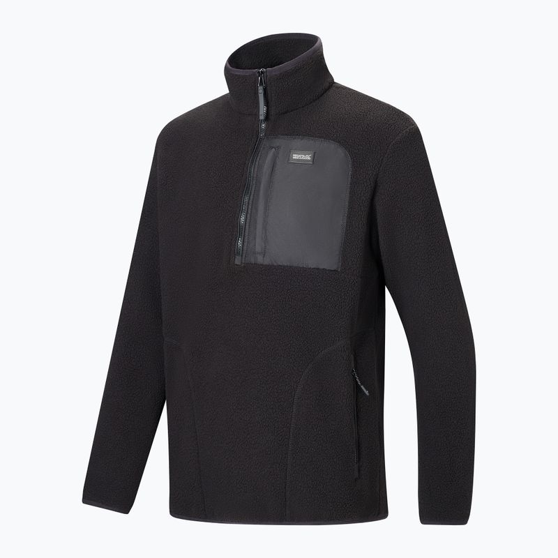 Мъжки поларен суитшърт REGATTA Frankie Borg Half Zip black/black 10