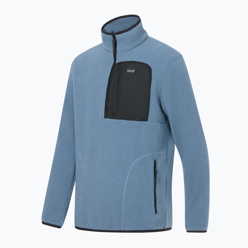 Мъжки поларен суитшърт REGATTA Frankie Borg Half Zip grey mirage/black 9