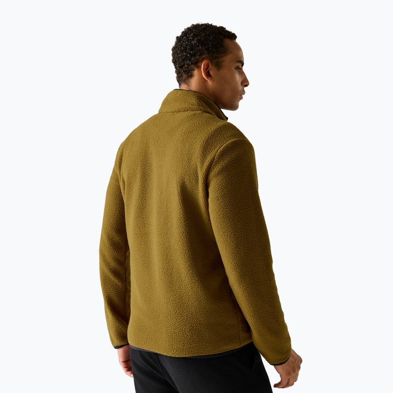 Мъжки поларен суитшърт REGATTA Frankie Borg Half Zip rich tan/black 5