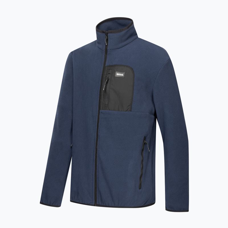 Мъжки поларен суитшърт REGATTA Frankie Full Zip Fleece navy/black 9