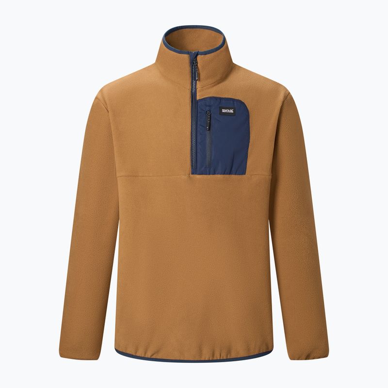 Мъжки поларен суитшърт REGATTA Frankie Half Zip rich tan/navy 7