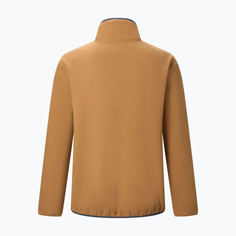 Мъжки поларен суитшърт REGATTA Frankie Half Zip rich tan/navy 8