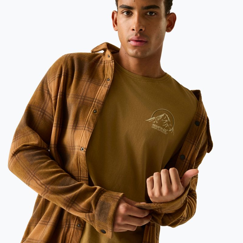 Мъжка тениска Regatta ClineIX rich tan original outdoor 5