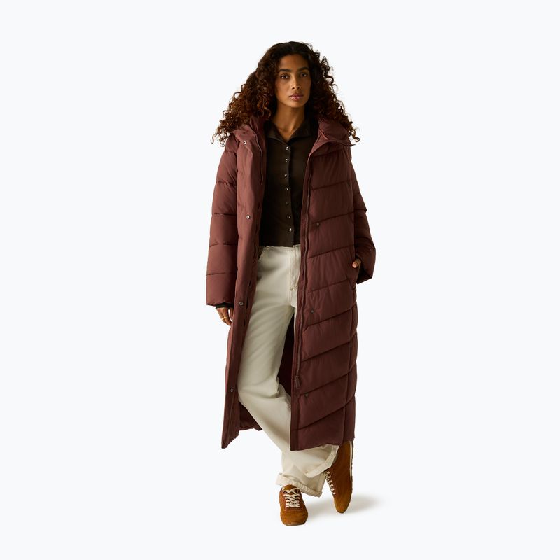 Дамско ватирано палто REGATTA Eloria dark cherry 4