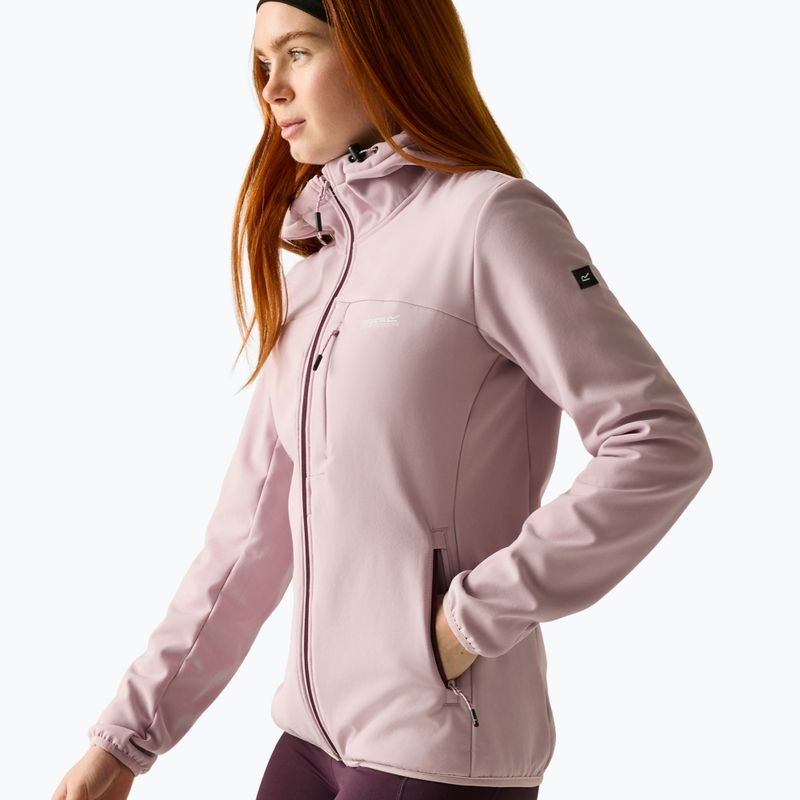 Дамско софтшел яке REGATTA Ossek powder lilac 4