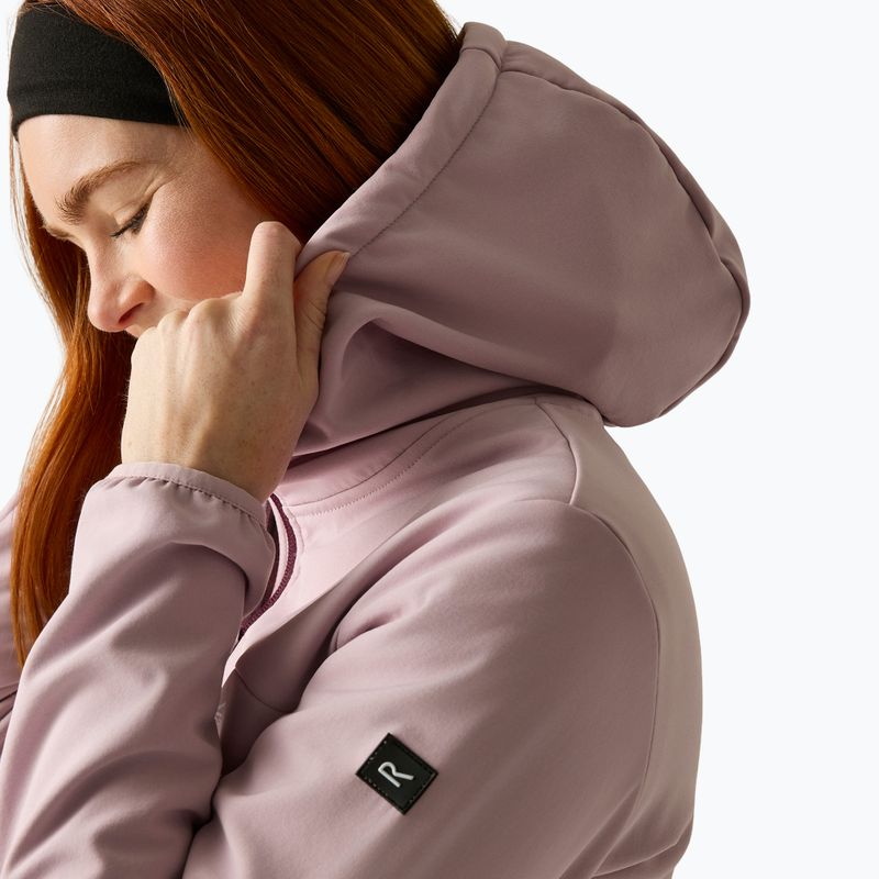 Дамско софтшел яке REGATTA Ossek powder lilac 8