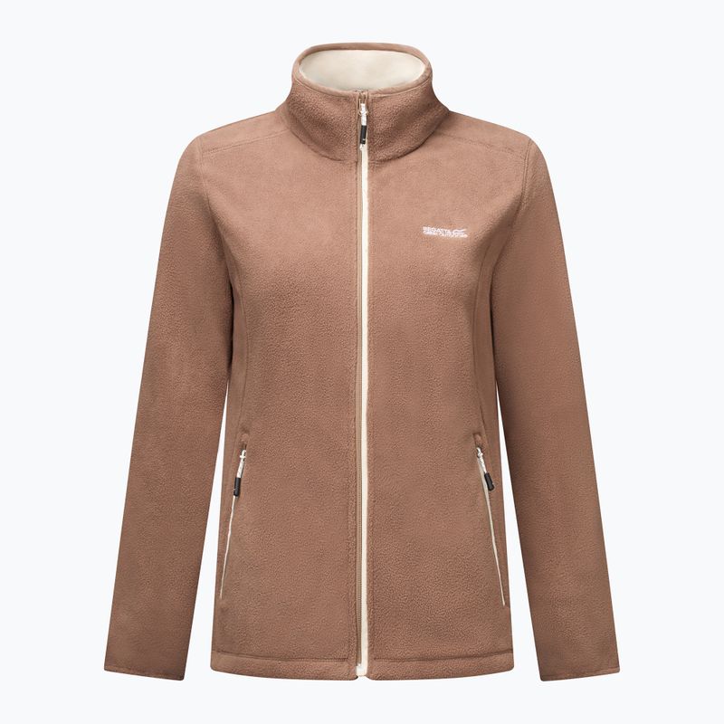 Дамски поларен суитшърт Regatta Floreo IV mocha/light vanilla 7