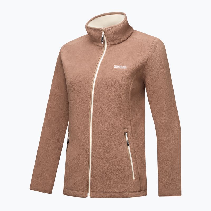 Дамски поларен суитшърт Regatta Floreo IV mocha/light vanilla 9