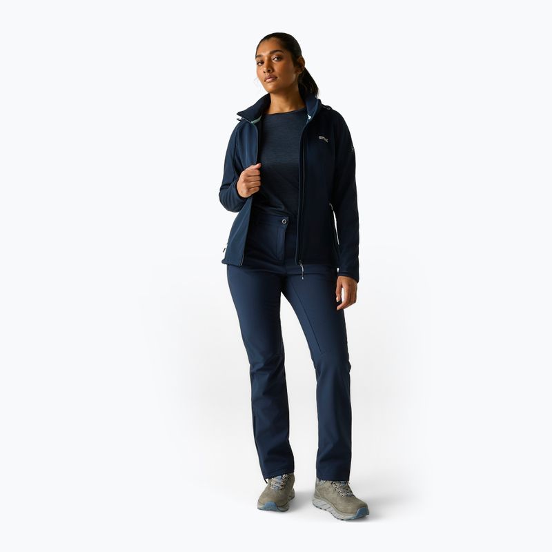 Дамски софтшел панталони REGATTA Geo Softshell II navy 2