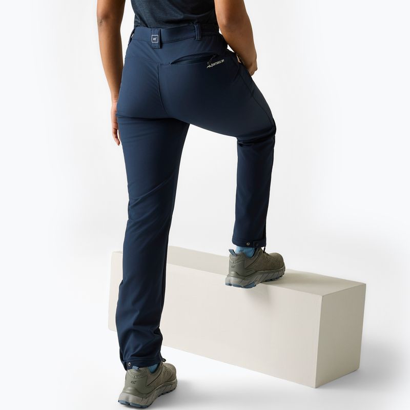 Дамски софтшел панталони REGATTA Geo Softshell II navy 4