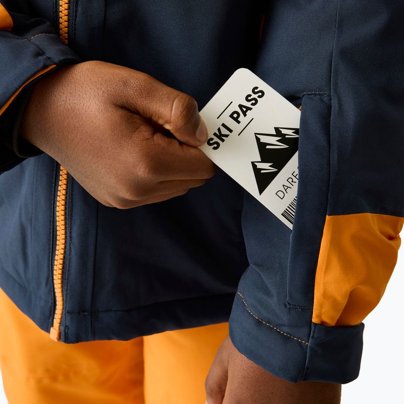Детско скиорско яке Dare2B Rip It Jacket navy/electric orange 8