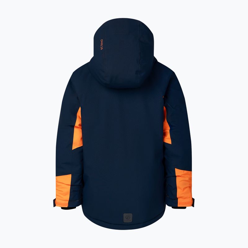 Детско скиорско яке Dare2B Rip It Jacket navy/electric orange 10