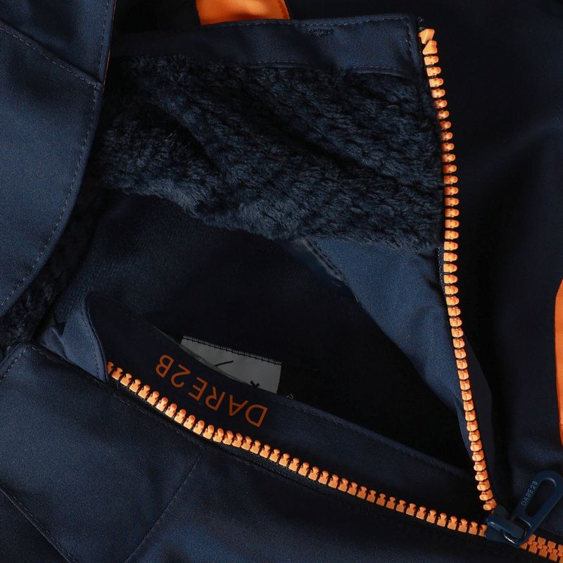 Детско скиорско яке Dare2B Rip It Jacket navy/electric orange 12