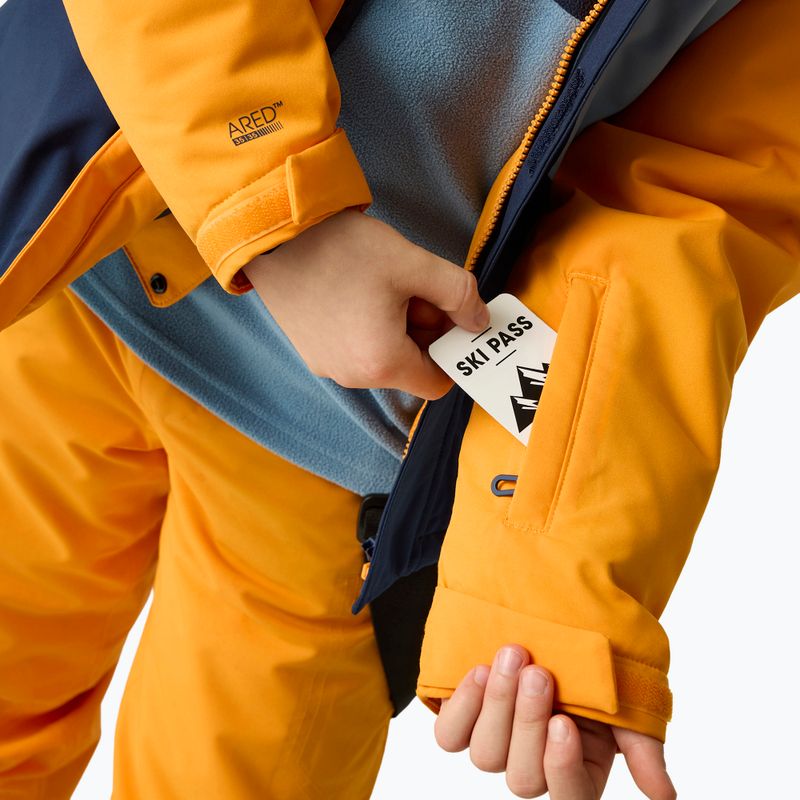 Детско скиорско яке Dare2B Send It II Jacket electric orange/navy 7