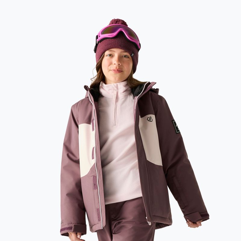Детско скиорско яке Dare2B Send It II Jacket huckleberry/pink haze 4