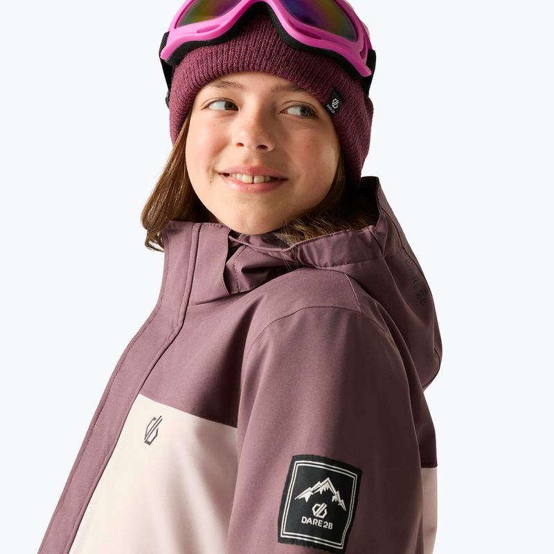 Детско скиорско яке Dare2B Send It II Jacket huckleberry/pink haze 6