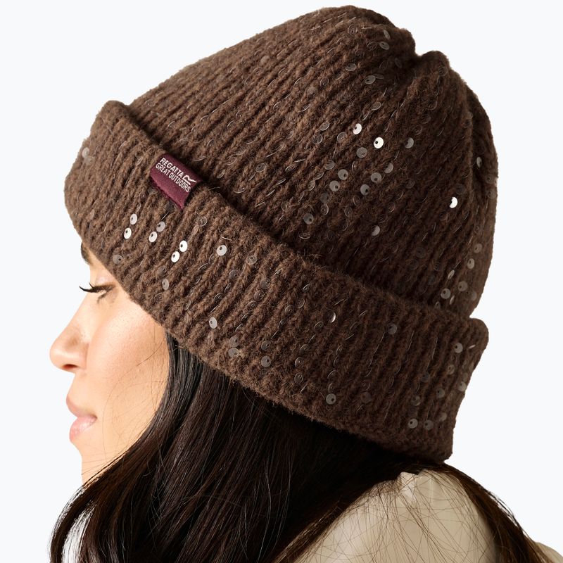Дамска зимна шапка REGATTA Lorelai Hat mocha 4