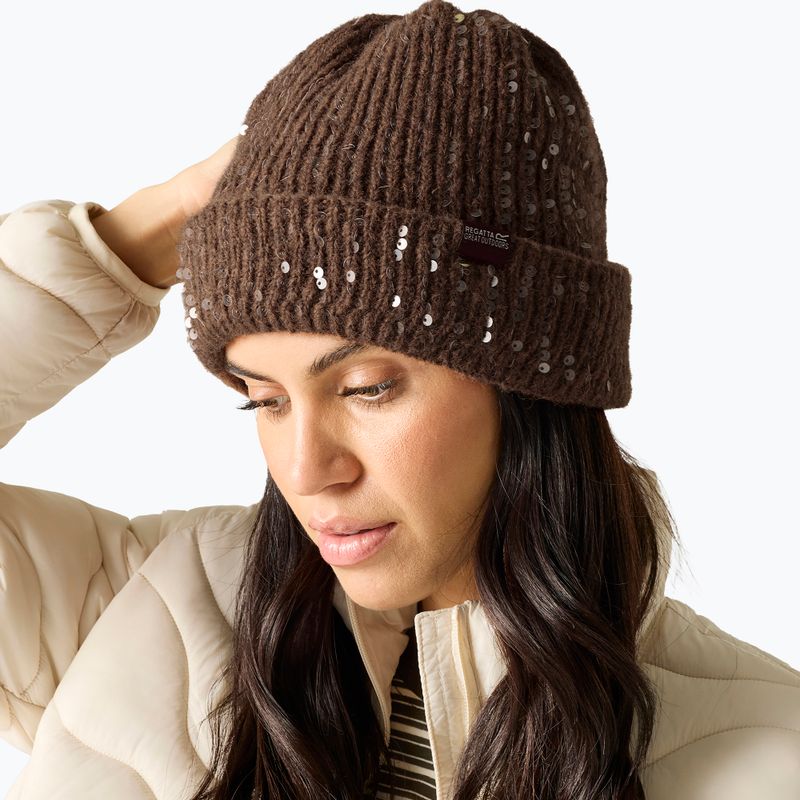 Дамска зимна шапка REGATTA Lorelai Hat mocha 5