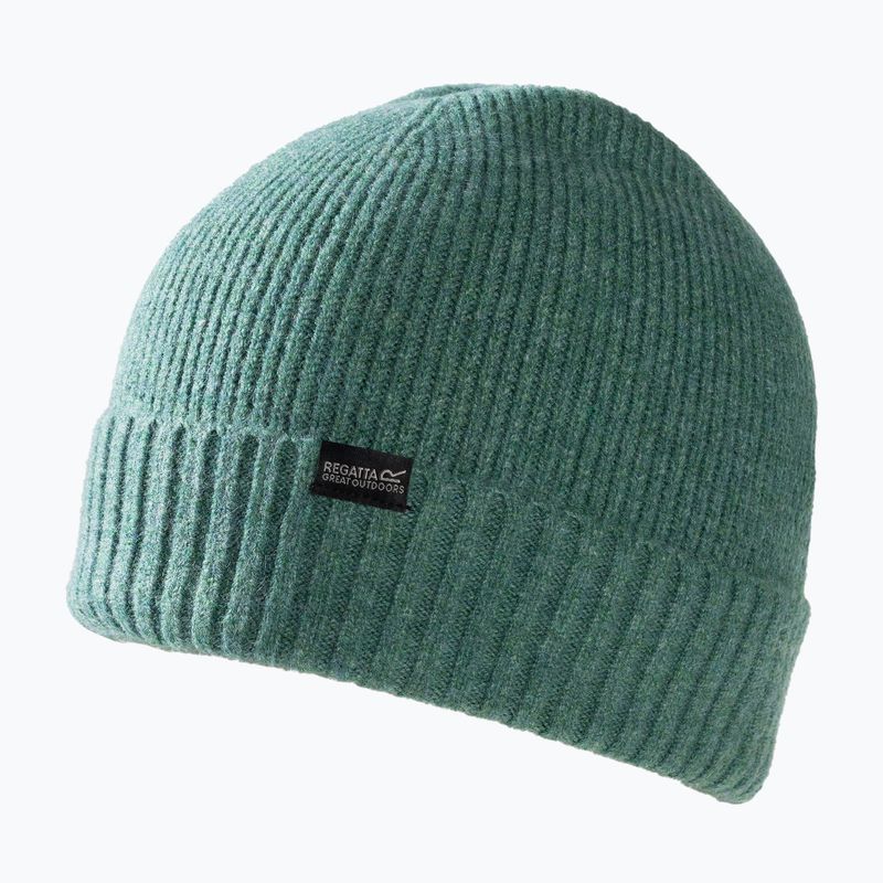 Дамска зимна шапка REGATTA Ribbed Basic dark forest green 2