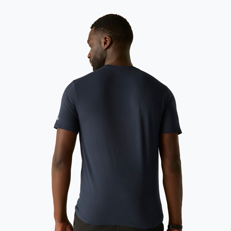 Мъжка тениска за трекинг REGATTA Fingal Stretch navy 2
