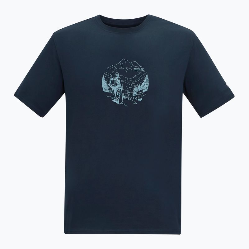 Мъжка тениска за трекинг REGATTA Fingal Stretch navy 5