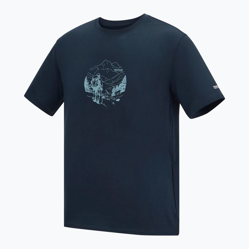 Мъжка тениска за трекинг REGATTA Fingal Stretch navy 7