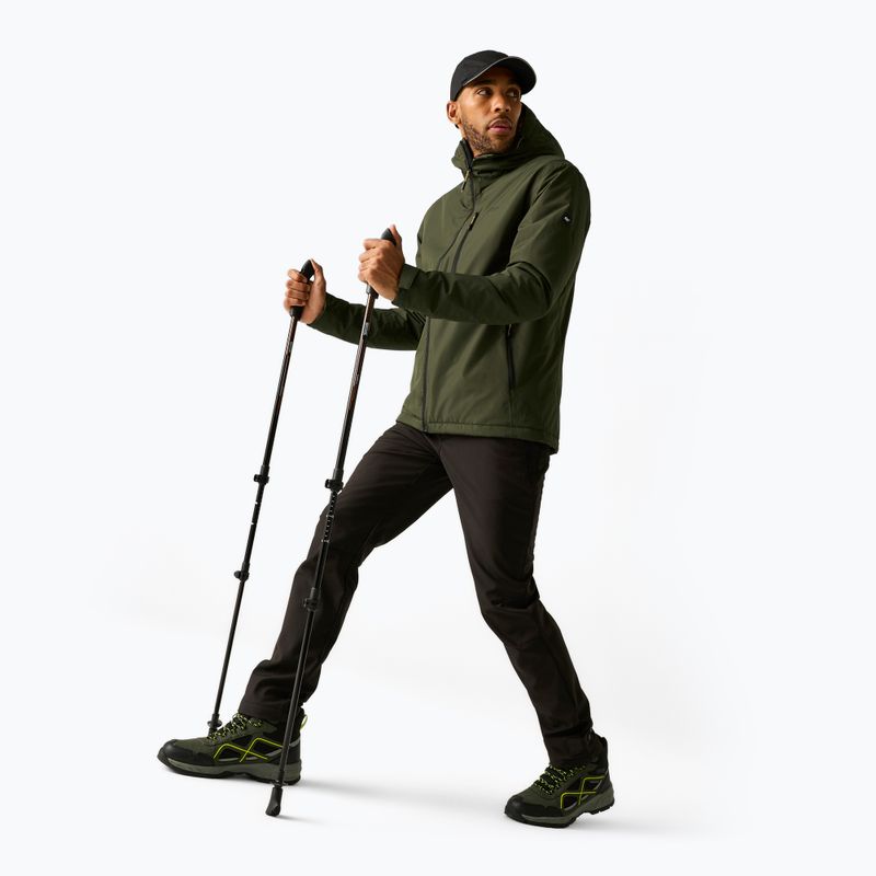 Мъжко яке за дъжд REGATTA Allston dark khaki/wood brown 2