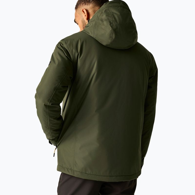 Мъжко яке за дъжд REGATTA Allston dark khaki/wood brown 3