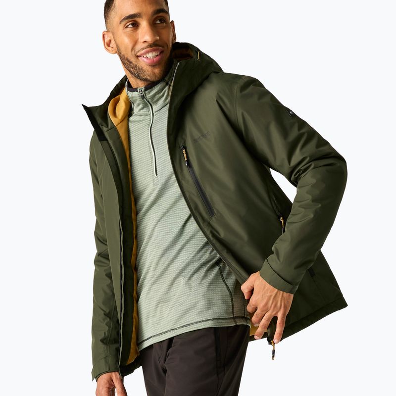 Мъжко яке за дъжд REGATTA Allston dark khaki/wood brown 5