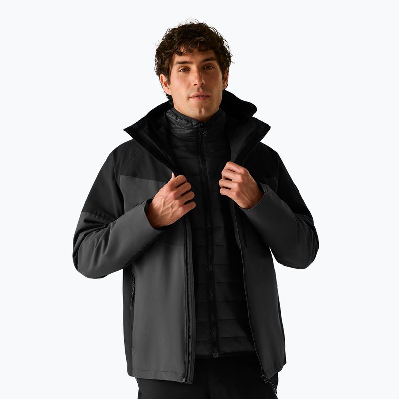 Мъжко яке 3-в-1 Regatta Wentwood 3in1 ash/black 5