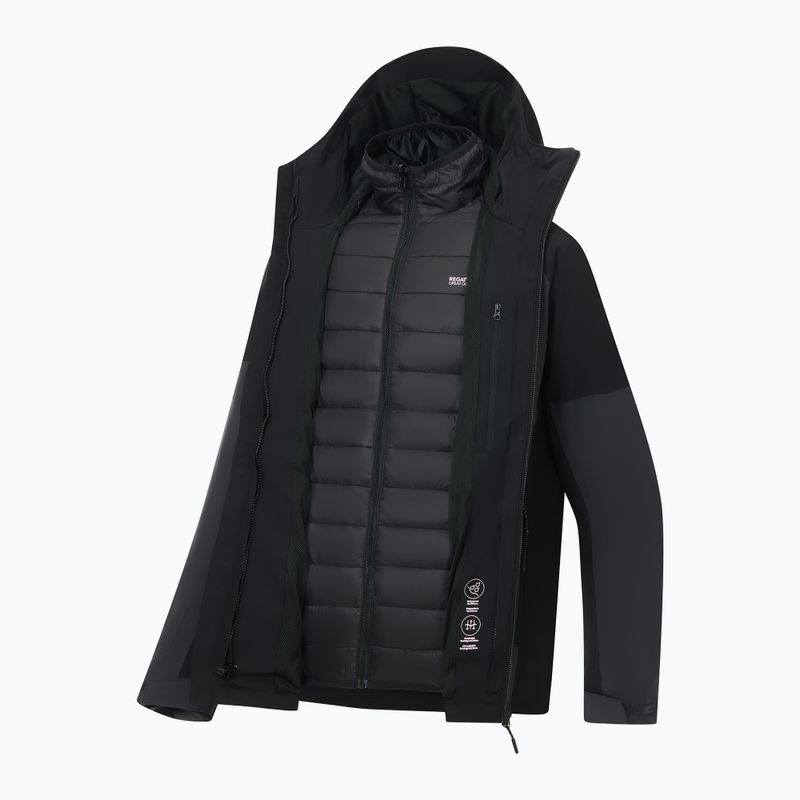 Мъжко яке 3-в-1 Regatta Wentwood 3in1 ash/black 14