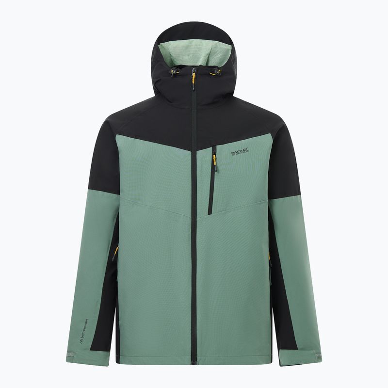 Мъжко яке 3-в-1 REGATTA Wentwood 3in1 dark forest green/black 10