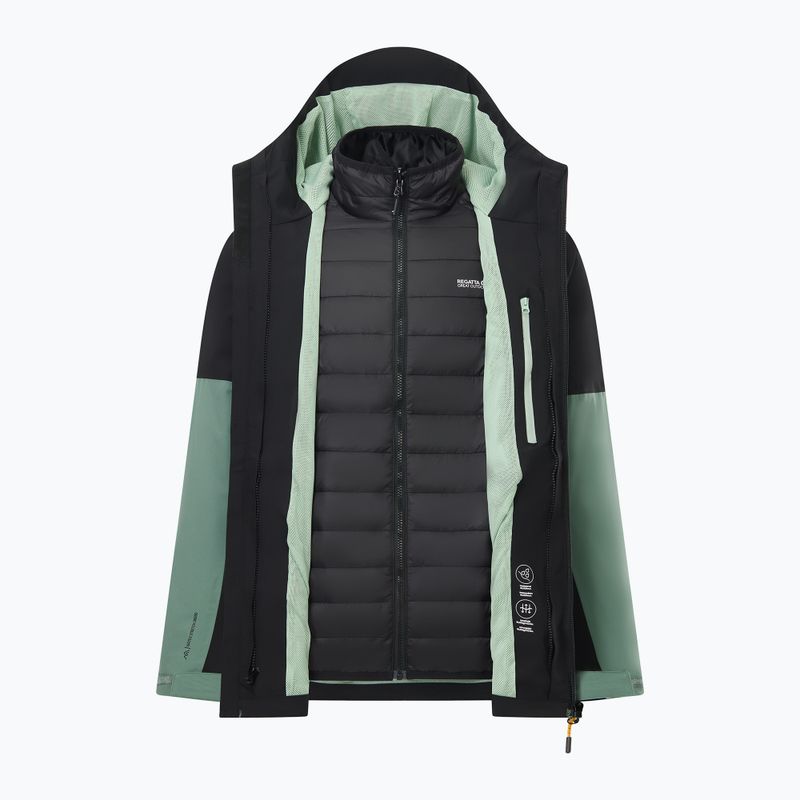 Мъжко яке 3-в-1 REGATTA Wentwood 3in1 dark forest green/black 13