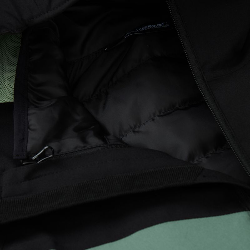 Мъжко яке 3-в-1 REGATTA Wentwood 3in1 dark forest green/black 15