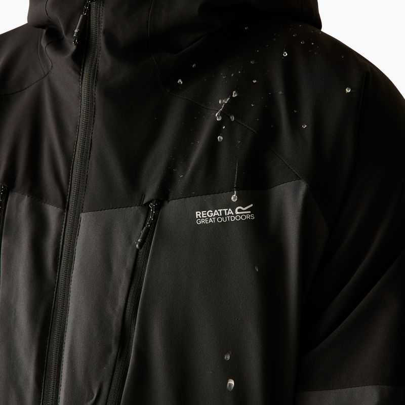 Мъжко яке за дъжд Regatta Highton Stretch Padded Jacket ash/black 9