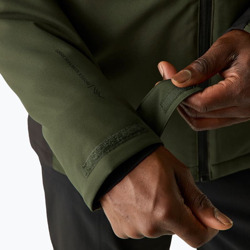 Мъжко яке за дъжд REGATTA Highton Stretch Padded dark khaki/black 8