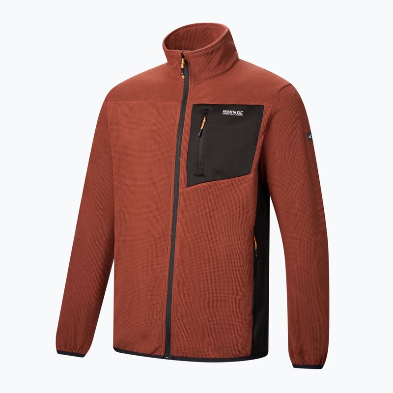 Мъжки поларен суитшърт REGATTA Eadle burnt henna/black 9