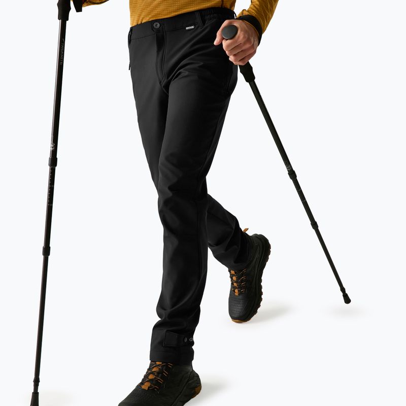 Мъжки софтшел панталони REGATTA Geo Softshell black 3