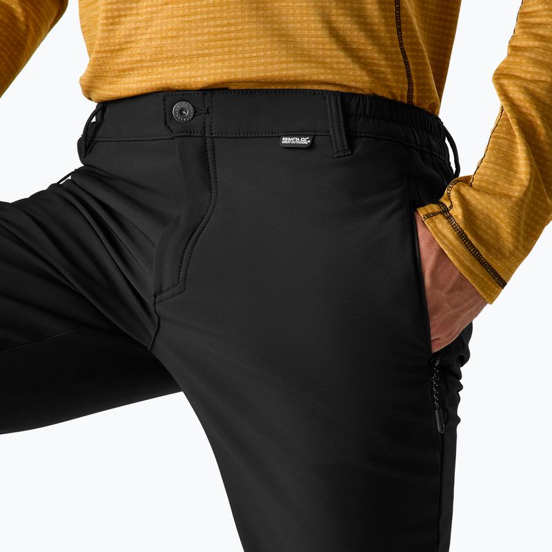Мъжки софтшел панталони REGATTA Geo Softshell black 5