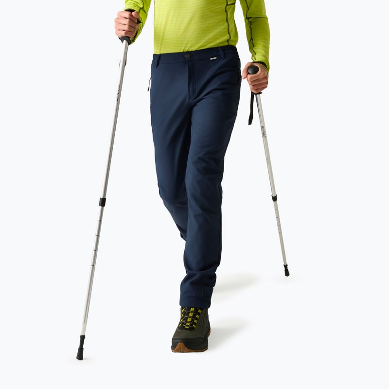 Мъжки софтшел панталони REGATTA Geo Softshell navy 3
