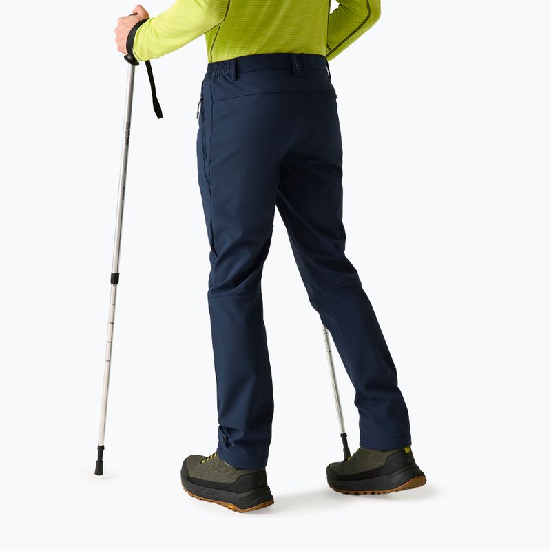 Мъжки софтшел панталони REGATTA Geo Softshell navy 4