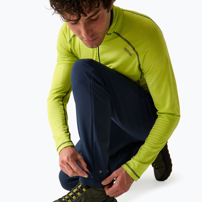 Мъжки софтшел панталони REGATTA Geo Softshell navy 5